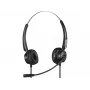 Sandberg Headset USB+RJ9/11 Pro Stereo, com fios, escritório/call center, 20 - 7000 Hz, headset, preto