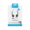 Sandberg Headset USB+RJ9/11 Pro Stereo, com fios, escritório/call center, 20 - 7000 Hz, headset, preto