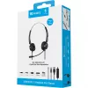 Sandberg Headset USB+RJ9/11 Pro Stereo, com fios, escritório/call center, 20 - 7000 Hz, headset, preto