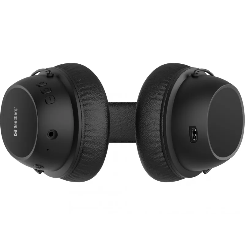 Sandberg Headset sem fios ANC FlexMic, sem fios, gaming, 20 - 20000 Hz, 211 g, headset, preto