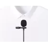 Sandberg Microfone de clipe USB Streamer, microfone lavalier/de lapela, -38 dB, 50 - 18000 Hz, 16 Bit, 48 kHz, 84 dB
