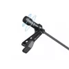 Sandberg Microfone de clipe USB Streamer, microfone lavalier/de lapela, -38 dB, 50 - 18000 Hz, 16 Bit, 48 kHz, 84 dB