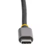 StarTech.com Adaptador multiporta USB-C, vídeo HDMI 4K 60Hz, hub USB de 3 portas 5Gbps, 100W Power Delivery Pass-Through, GbE, cabo de 30 cm, mini dock de viagem, dock para portátil