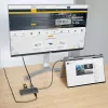 StarTech.com Adaptador multiporta USB-C, vídeo HDMI 4K 60Hz, hub USB de 3 portas 5Gbps, 100W Power Delivery Pass-Through, GbE, cabo de 30 cm, mini dock de viagem, dock para portátil