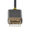 StarTech.com Cabo adaptador HDMI para DisplayPort de 30cm, conversor ativo 4K 60Hz HDMI 2.0 para DP 1.2, HDR, alimentação por bus USB, fonte HDMI para monitor DisplayPort para portáteis/PCs