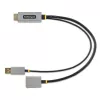 StarTech.com Cabo adaptador HDMI para DisplayPort de 30cm, conversor ativo 4K 60Hz HDMI 2.0 para DP 1.2, HDR, alimentação por bus USB, fonte HDMI para monitor DisplayPort para portáteis/PCs