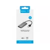 Sandberg Hub de bolso USB 3.0 4 portas, USB 3.2 Gen 1 (3.1 Gen 1) Type-A, USB 3.2 Gen 1 (3.1 Gen 1) Type-A, 5000 Mbit/s, branco, alumínio, RoHS