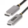 StarTech.com Cabo adaptador DisplayPort para HDMI de 2 m, 8K 60Hz, 4K 144Hz, HDR10, conversor de vídeo ativo DP 1.4 para HDMI 2.1, desktop DisplayPort para monitor HDMI, M/M - cabo DisplayPort para HDMI