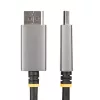 StarTech.com Cabo adaptador DisplayPort para HDMI de 2 m, 8K 60Hz, 4K 144Hz, HDR10, conversor de vídeo ativo DP 1.4 para HDMI 2.1, desktop DisplayPort para monitor HDMI, M/M - cabo DisplayPort para HDMI