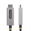 StarTech.com Cabo adaptador DisplayPort para HDMI de 2 m, 8K 60Hz, 4K 144Hz, HDR10, conversor de vídeo ativo DP 1.4 para HDMI 2.1, desktop DisplayPort para monitor HDMI, M/M - cabo DisplayPort para HDMI