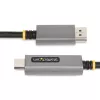 StarTech.com Cabo adaptador DisplayPort para HDMI de 2 m, 8K 60Hz, 4K 144Hz, HDR10, conversor de vídeo ativo DP 1.4 para HDMI 2.1, desktop DisplayPort para monitor HDMI, M/M - cabo DisplayPort para HDMI