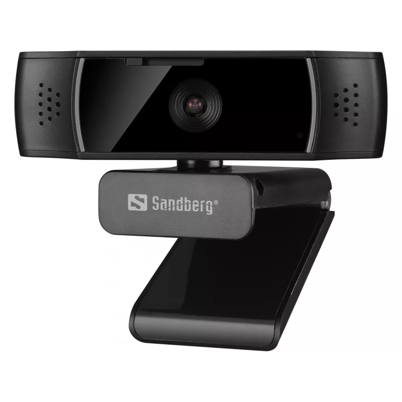 Sandberg Webcam USB Autofocus DualMic, 2,07 MP, 1920 x 1080 píxeis, Full HD, 30 fps, 70°, 70°