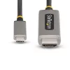 StarTech.com Cabo adaptador USB-C para HDMI de 6ft (2m), 8K 60Hz, 4K 144Hz, HDR10, cabo conversor de vídeo USB Type-C para HDMI 2.1, compatível com USB-C DP Alt Mode/USB4/Thunderbolt 3/4 – portátil USB-C para monitor HDMI