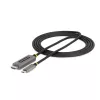StarTech.com Cabo adaptador USB-C para HDMI de 6ft (2m), 8K 60Hz, 4K 144Hz, HDR10, cabo conversor de vídeo USB Type-C para HDMI 2.1, compatível com USB-C DP Alt Mode/USB4/Thunderbolt 3/4 – portátil USB-C para monitor HDMI