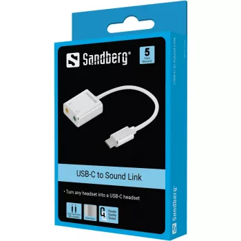 Sandberg USB-C para Sound Link