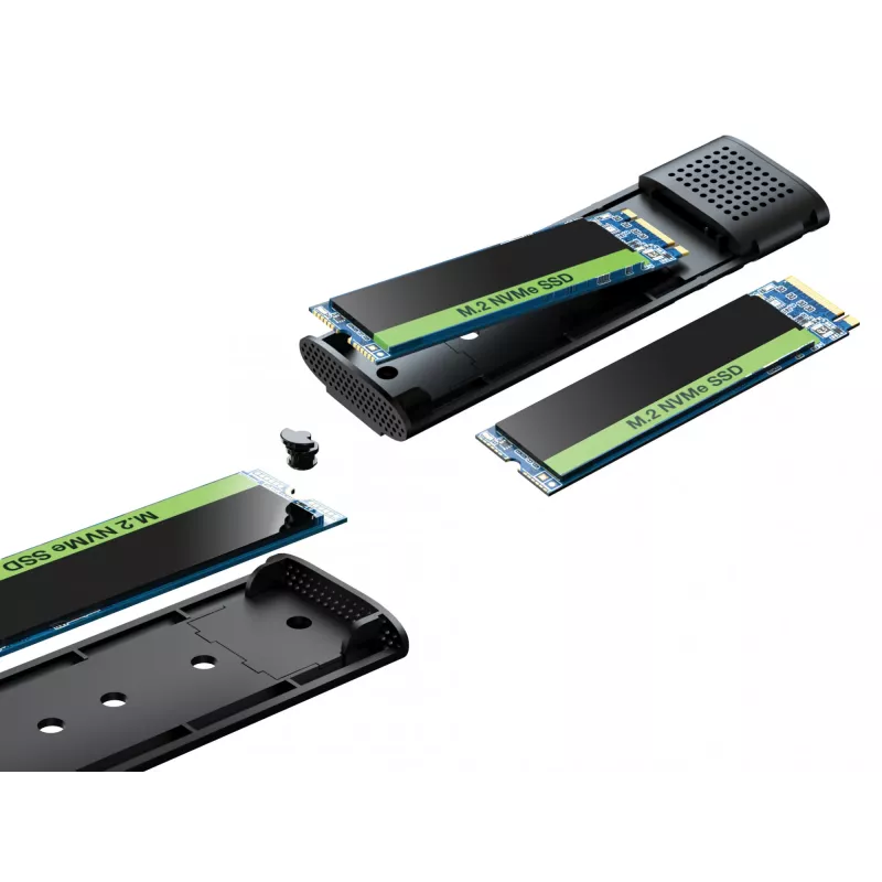 Caixa Sandberg USB 3.2 para SSD M.2+NVMe