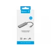 Sandberg 136-41 hub de USB-C para 4x USB-C, USB-C 3.1, 10 Gbit/s, alumínio, cabo de 0,15 m