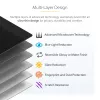 Película de proteção de ecrã StarTech.com para portátil MacBook Air M2/M3 de 13 polegadas, filtro de privacidade removível e reversível antirreflexo, proteção magnética para ecrã de portátil com redução de 51% de luz azul