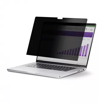Filtro de privacidade StarTech.com para portátil MacBook Pro 21/23 de 14 polegadas, filtro de privacidade removível e reversível antirreflexo, proteção magnética para ecrã de portátil com redução de 51% de luz azul