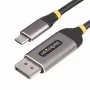 Cabo adaptador StarTech.com USB-C para DisplayPort de 3m, 8K 60Hz, 4K 144Hz, HDR, cabo conversor de vídeo USB Type-C para DP 1.4, compatível com USB4/Thunderbolt 3/4