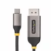 Cabo adaptador StarTech.com USB-C para DisplayPort de 3m, 8K 60Hz, 4K 144Hz, HDR, cabo conversor de vídeo USB Type-C para DP 1.4, compatível com USB4/Thunderbolt 3/4