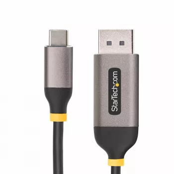 Cabo adaptador StarTech.com USB-C para DisplayPort de 3m, 8K 60Hz, 4K 144Hz, HDR, cabo conversor de vídeo USB Type-C para DP 1.4, compatível com USB4/Thunderbolt 3/4