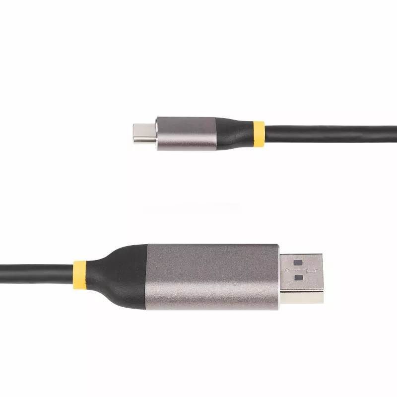 Cabo adaptador StarTech.com USB-C para DisplayPort de 3m, 8K 60Hz, 4K 144Hz, HDR, cabo conversor de vídeo USB Type-C para DP 1.4, compatível com USB4/Thunderbolt 3/4