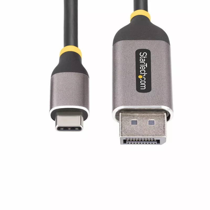 Cabo adaptador StarTech.com USB-C para DisplayPort de 3m, 8K 60Hz, 4K 144Hz, HDR, cabo conversor de vídeo USB Type-C para DP 1.4, compatível com USB4/Thunderbolt 3/4