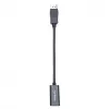Cabo adaptador Manhattan DisplayPort 1.1 para HDMI, 1080p@60Hz, macho para fêmea, preto, cabo 15cm, DP com bloqueio, não bidirecional, três anos de garantia, equivalente a DP2HDMI