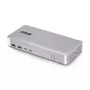 Docking station StarTech.com USB4 para dois monitores, HDMI duplo 4K 120Hz ou único 8K 60Hz, carregamento de portátil 100W, 2,5GbE, dock USB-C multi-monitor, sem drivers