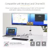 Docking station StarTech.com USB4 para dois monitores, HDMI duplo 4K 120Hz ou único 8K 60Hz, carregamento de portátil 100W, 2,5GbE, dock USB-C multi-monitor, sem drivers