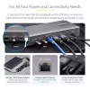 Docking station StarTech.com USB4 para dois monitores, HDMI duplo 4K 120Hz ou único 8K 60Hz, carregamento de portátil 100W, 2,5GbE, dock USB-C multi-monitor, sem drivers
