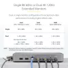 Docking station StarTech.com USB4 para dois monitores, HDMI duplo 4K 120Hz ou único 8K 60Hz, carregamento de portátil 100W, 2,5GbE, dock USB-C multi-monitor, sem drivers