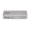 Docking station StarTech.com USB4 para dois monitores, HDMI duplo 4K 120Hz ou único 8K 60Hz, carregamento de portátil 100W, 2,5GbE, dock USB-C multi-monitor, sem drivers