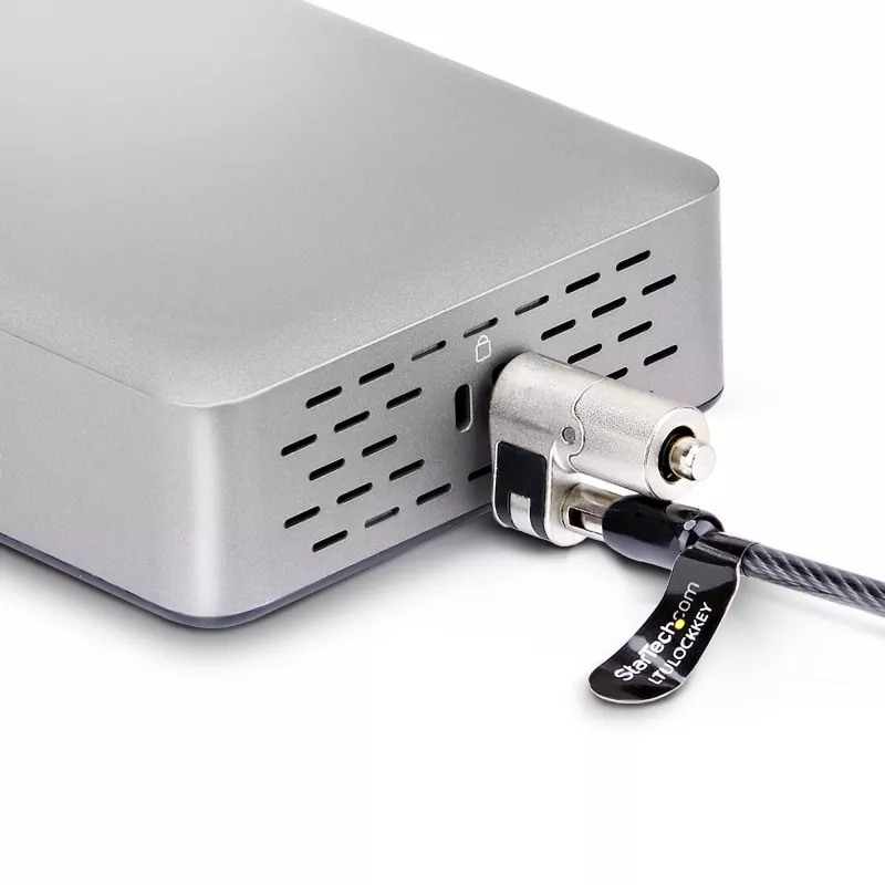 Docking station StarTech.com USB4 para dois monitores, HDMI duplo 4K 120Hz ou único 8K 60Hz, carregamento de portátil 100W, 2,5GbE, dock USB-C multi-monitor, sem drivers