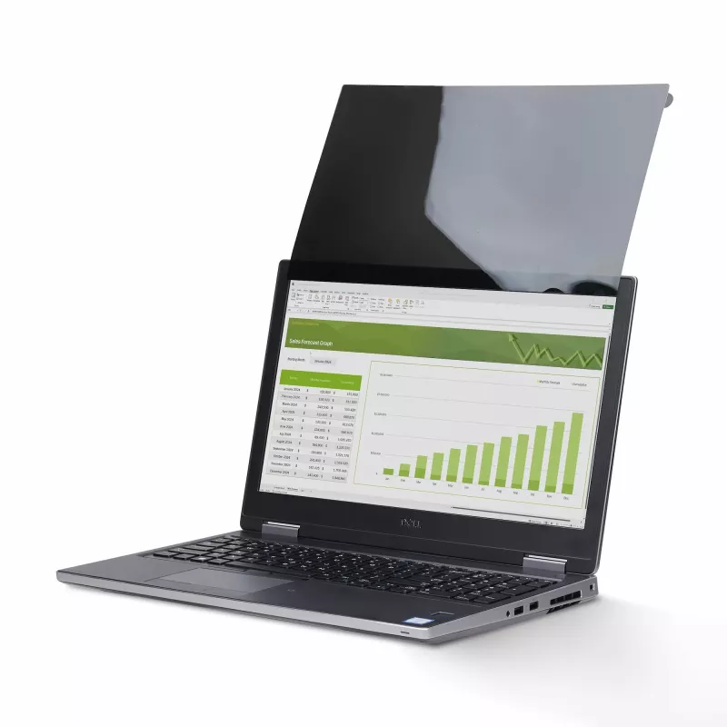 Filtro de privacidade flip-up StarTech.com de 15,6 polegadas 16:9 com toque, filtro de luz azul antirreflexo, proteção para ecrã de portátil, ângulo de visão +/- 30°