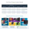 Película de privacidade StarTech.com para MacBook Air de 15 polegadas 2023, removível e reversível, filtro de privacidade antirreflexo, proteção magnética para ecrã de portátil com redução de 51% de luz azul