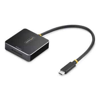Leitor de cartões StarTech.com 1B-USB-C-SDE-ADAPTER USB 3.2 Gen 2 (3.1 Gen 2) Type-C preto