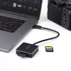 Leitor de cartões StarTech.com 1B-USB-C-SDE-ADAPTER USB 3.2 Gen 2 (3.1 Gen 2) Type-C preto