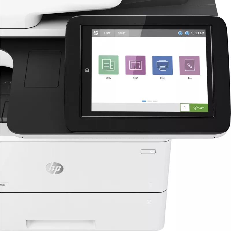 HP LaserJet Enterprise MFP M528dn, laser, impressão mono, 1200 x 1200 DPI, A4, impressão direta, preto, branco