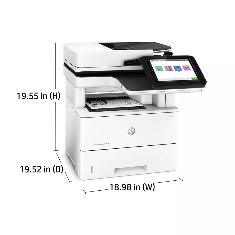 HP LaserJet Enterprise MFP M528dn, laser, impressão mono, 1200 x 1200 DPI, A4, impressão direta, preto, branco