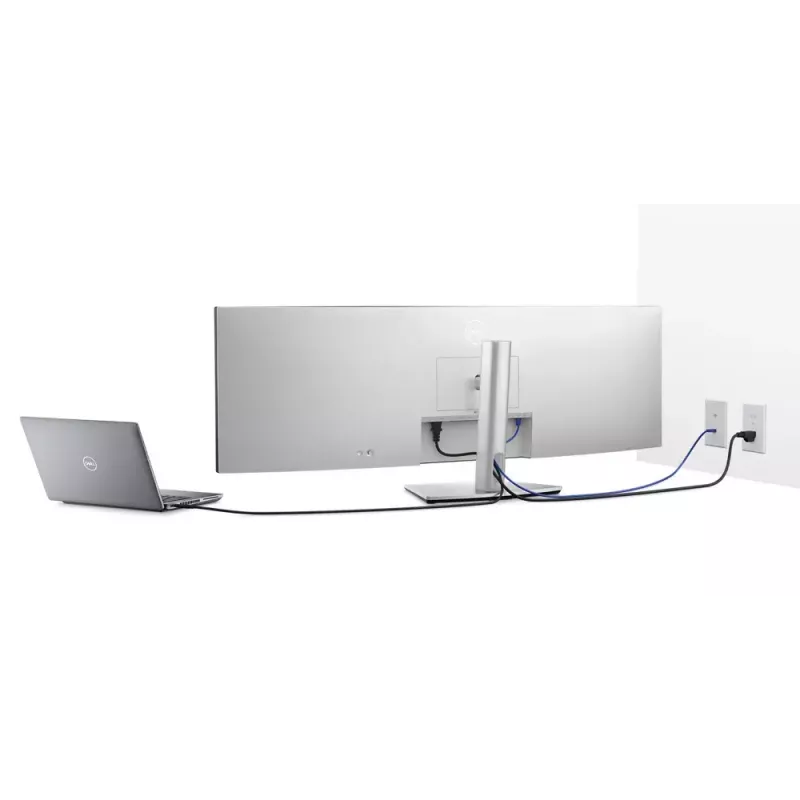 Monitor DELL UltraSharp U4924DW 124,5 cm (49 polegadas) 5120 x 1440 píxeis 5K Ultra HD LCD preto, prateado