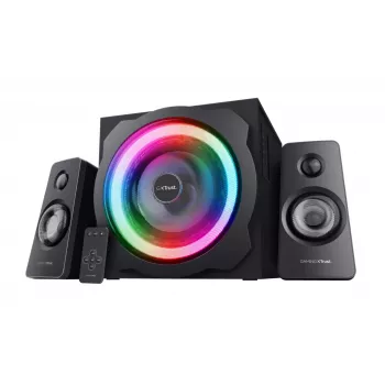 Conjunto de altifalantes Trust GXT 629 Tytan 60 W universal preto 2.1 canais 15 W