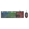 Teclado e rato Trust GXT 838 Azor incluídos gaming USB preto
