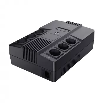 Fonte de alimentação ininterrupta (UPS) Trust Maxxon 0,8 kVA 6 saídas AC