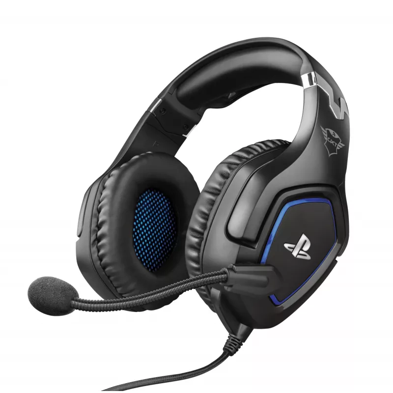 Trust GXT 488 Forze PS4 Headset com fios, arco de cabeça, gaming, preto