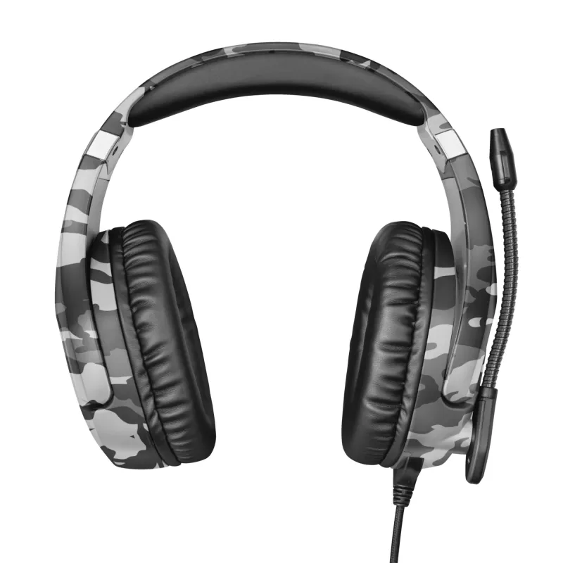 Trust GXT 488 Forze PS4 Headset, com fios, arco de cabeça, gaming, preto, cinzento