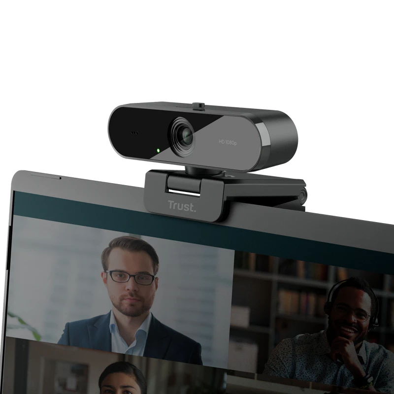 Trust TW-200 Webcam 1920 x 1080 píxeis USB preta