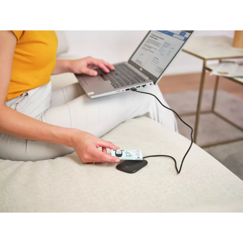 Trust Ceto leitor de cartões inteligentes para interiores USB USB 2.0 preto
