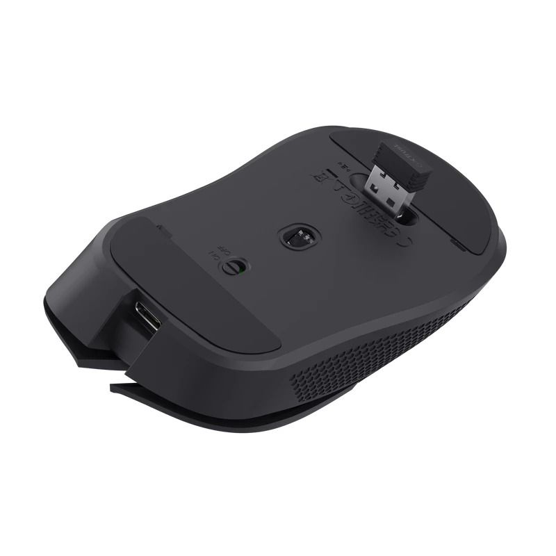 Trust GXT 923 YBAR Rato gaming, destro, RF sem fios, ótico, 7200 DPI